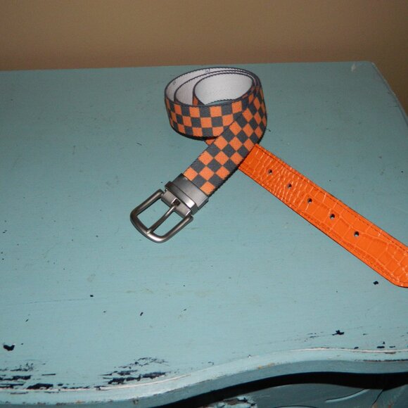 Doc Murphy Plaid Golf Belt Cut to Fit Read Below (N-5) - Picture 1 of 3